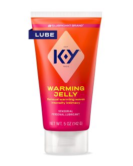 K-Y Warming Jelly Lube, Sensorial Personal Lubricant, Glycol Based Formula, 5 fl oz (Pack of 1)