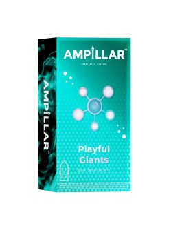 AMPILLAR Condoms Playful Giants, Giant Sensation Dots Lubricated Condoms – 12 Count