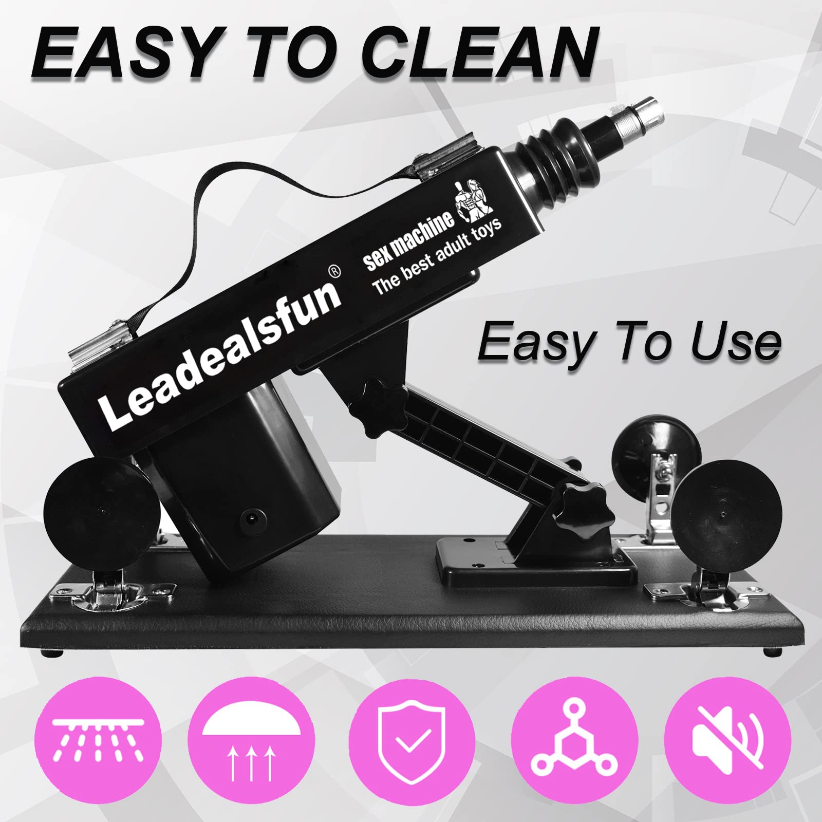 Leadealsfun Sex Machine Realistic Dildo Machines 3XLR Connector Sex Toys
