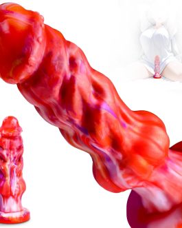 Sex Toys Dildo Monster Fantasy Dragon Dildo, 9.1 Inch Realistic Thick Huge Knot Dildo with Strong Suction Cup for G Spot Vaginal Anal Pleasure, Adult Toys for Women Men Gay Lesbian Strapon Play