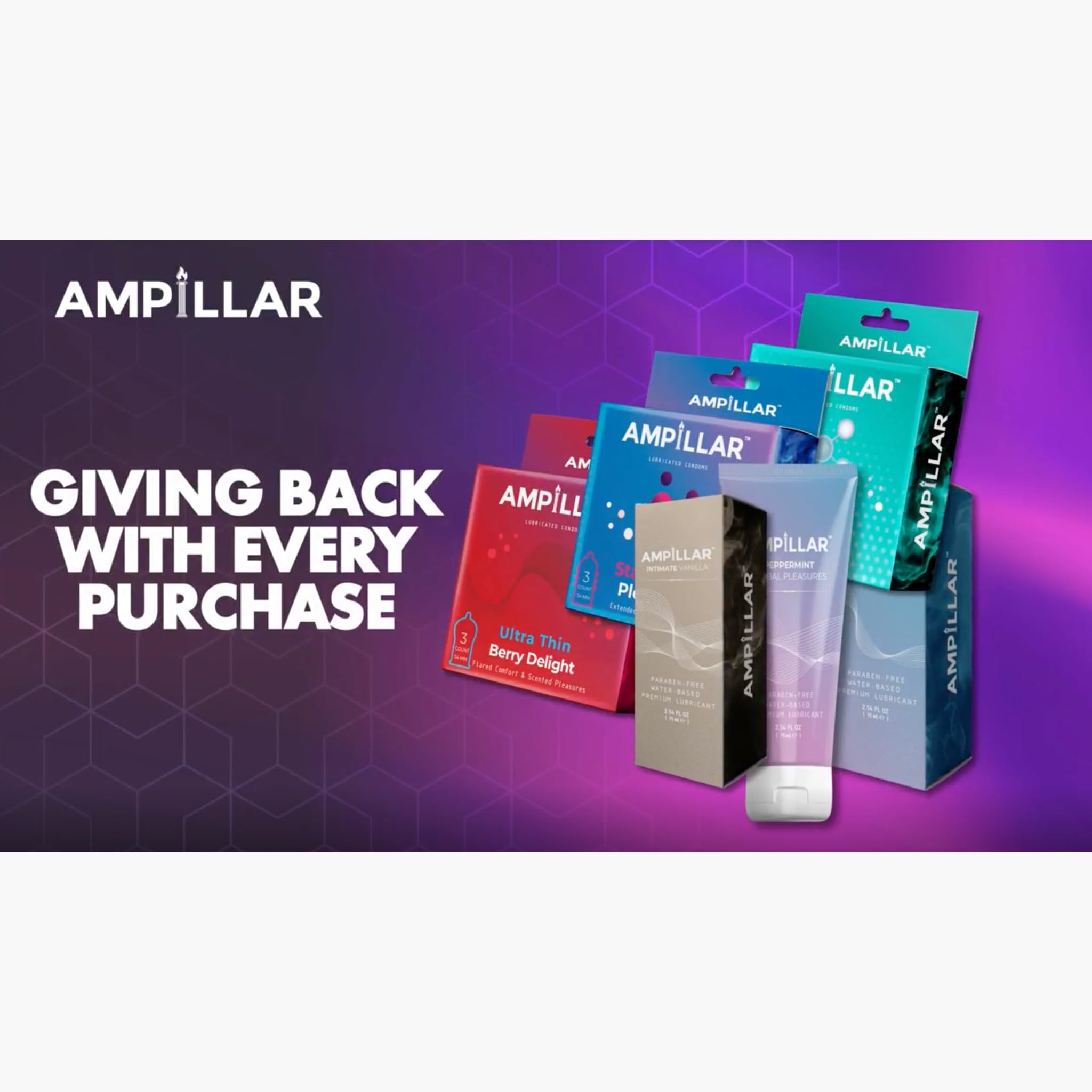 AMPILLAR Condoms Ultra Thin XL Gold, Extra Large Natural Feel Smooth Lubricated Condoms - 12 Count