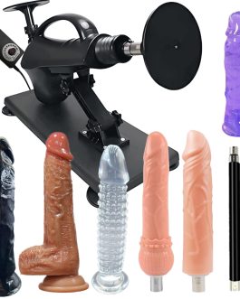 AFKGMG Sex Machine for Women,Angle Adjustable Funk Machine, Hands Free Design Adult Toys, Portable Thrusting Dildo Machine with 8 Accessories