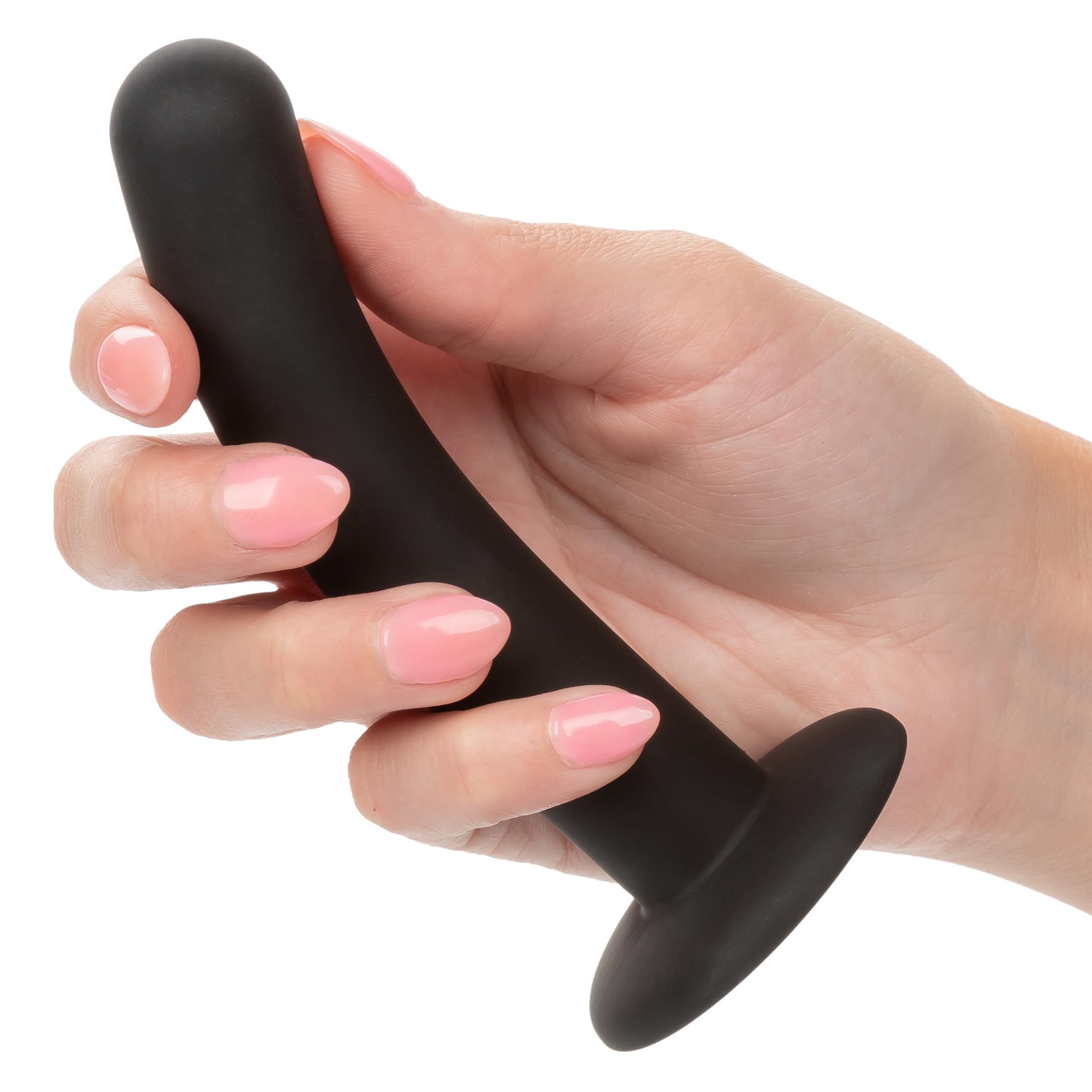 CalExotics Boundless Silicone Curve Pegging Kit, Strap On Dildo Harness with Set of 3 Anal Plugs - SE-2700-80-3