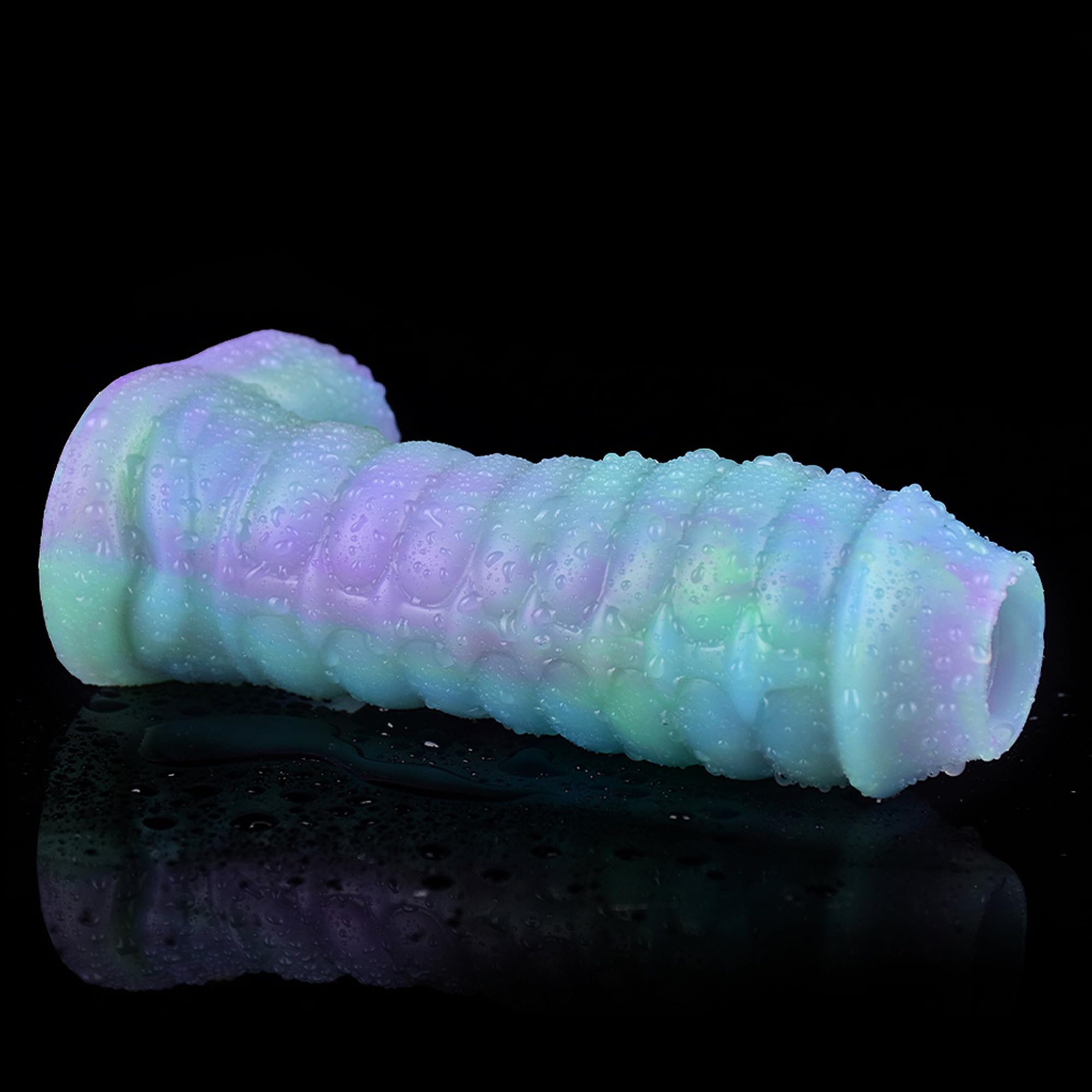 Dragon Penis Sleeve Enlargers Sex Toy for Men, Luminous Silicone Dildo Sleeve Male Penis Girth Extender with Cock Ring, Reusable Penis Enlargement Male Adult Sex Toys for Couples Play
