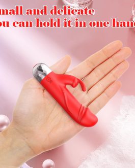 Dildo Bullet Vibrator Sex Toys – Mini Rabbit Vibrators with 12 Vibration Modes, Small Dildos Clitoral G Spot Vibrator for Women Pleasure, Powerful Female Rechargeable Adult Toy for Couple Games