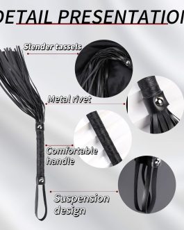 Sex Whip,BDSM Spank Bottom Fetishism Sexual Abuse Porn Whip for Adult Couples Games,Sex Toy Suitable for Role Play Bed Bondage Restraints Games