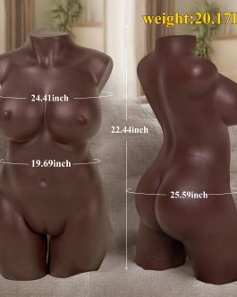 19.8LB Male Sex Dolls for Men Realistic Sex Doll with Soft Gel-Filled Breasts Fat Butt Tight Dual Channel Vagina & Anal Soft TPE with Lifelike Skin Texture Full Size Sex Doll