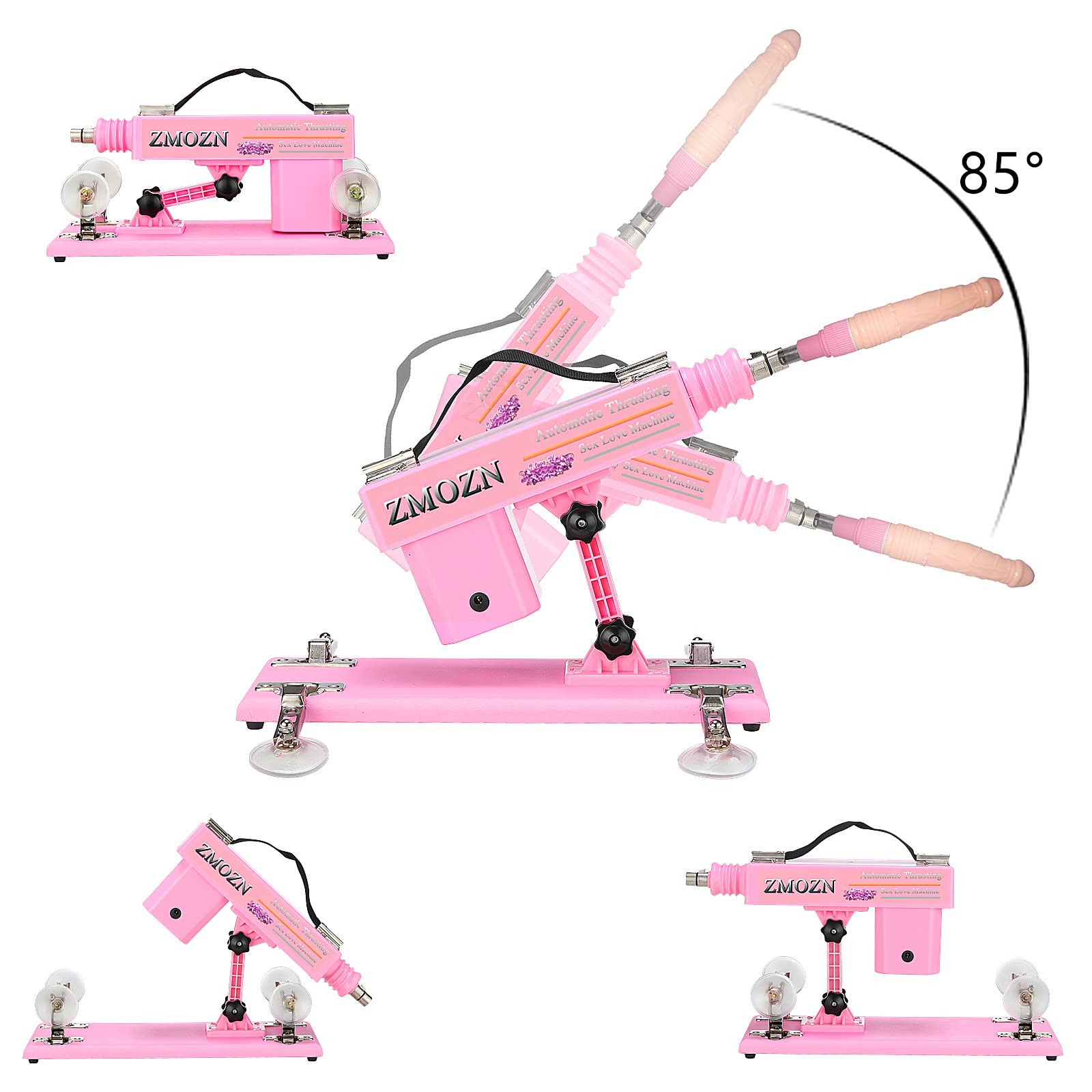ZMOZN Automatic Sex Machine Thrusting Dildo Machine with 3 XLR Connector