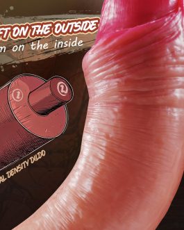 Dildo with Dual-Layer Silicone – 7.8 inch Dildos Womens Sex Toy with Strong Suction Cup, Thick Soft Liquid Silicone Lifelike Penis for G spot & Anal Play, Hands-Free Adult Sex Toy (Skin Color)