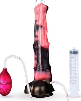 Squirting Horse Dildo Sex Toys with Suction Cup, 12inch Long Fantasy Huge Thick Anal Dildo Big Silicone Adult Sex Toy for Men and Women G Spot Couples