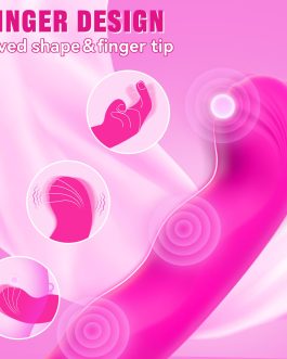 Powerful Thrusting Vibrator Sex Toys for Women, 8.3 Inch G Spot Vibrator with 7 Thrust and 7 Vibrate Modes, Soft Clitoral Stimulator Adult Sex Toys for Solo and Couples Sexual Pleasure (Rose)