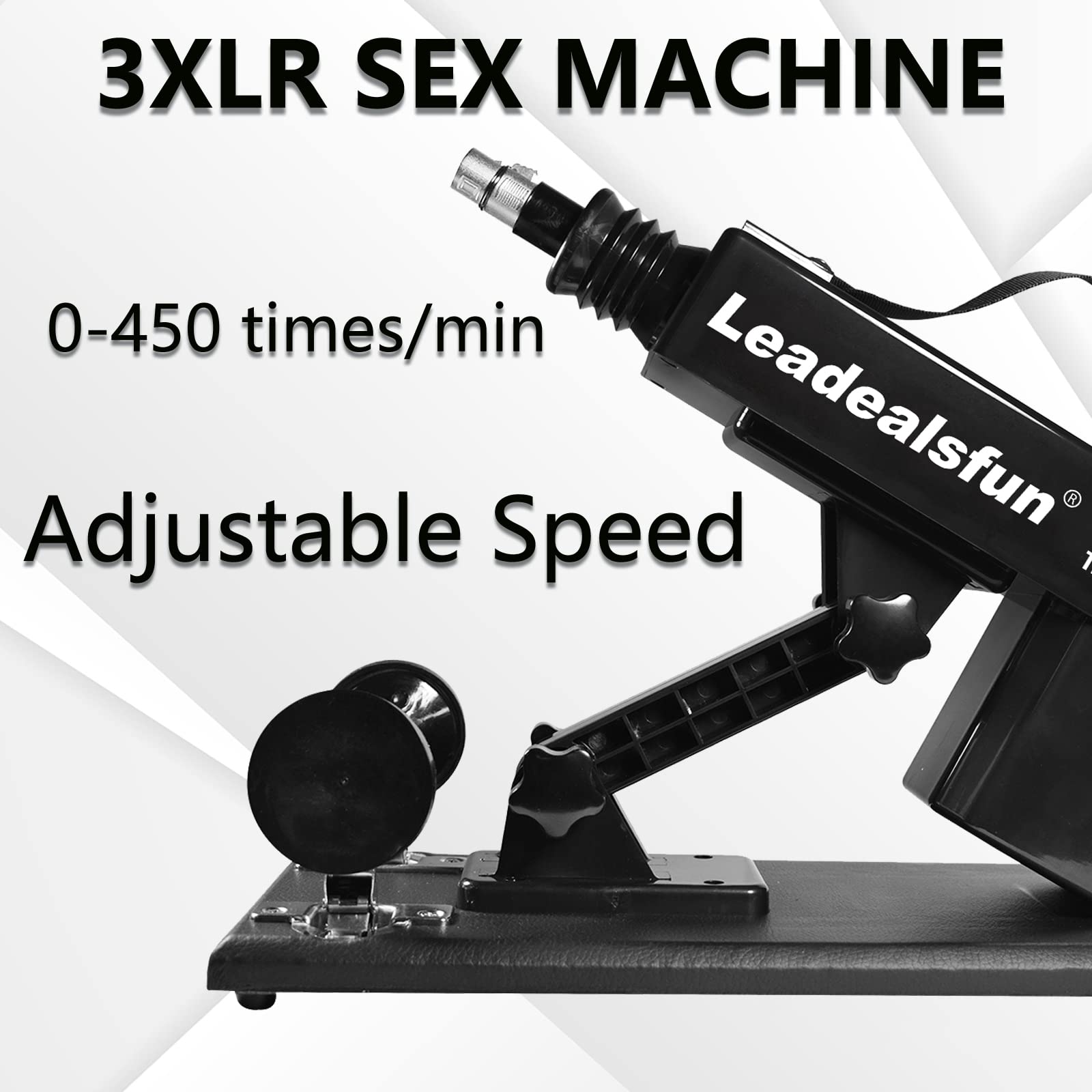 Leadealsfun Sex Machine Realistic Dildo Machines 3XLR Connector Sex Toys