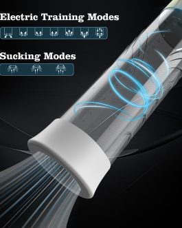 Male Penis Pump Adult Sex Toys for Men Automatic Enlargers & Extend Pump for Men with 10 Erection Training Modes Male Masturbator Electirc Penis Pump Entender Pumps & Enlargers (White)