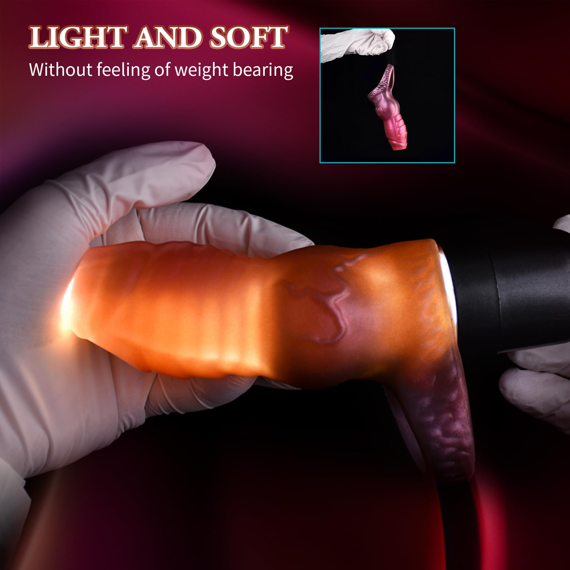 Penis Sleeve Small Size Cock Sleeve Girth Extension Sex Toys for Men, 3 Sizes Pink Silicone Penis Ring Delay Ejaculation Enhance Erection Penis Enlargement Sheath for Male Couples(Small)