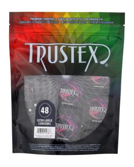 Trustex® Extra Large Condoms, Bag of 48