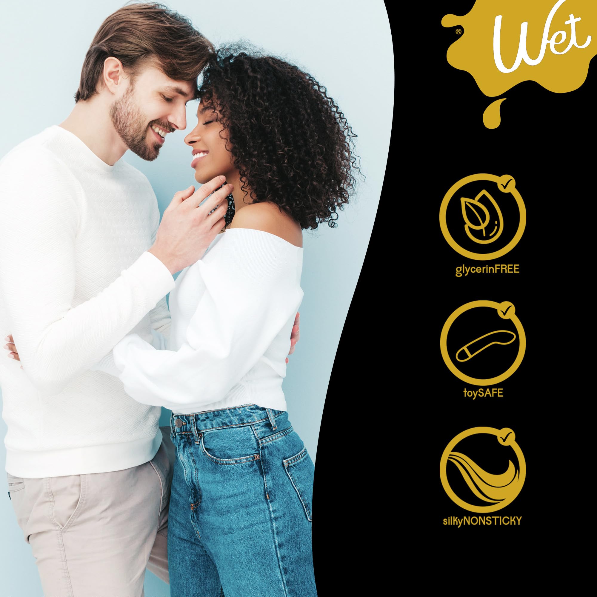 Wet Assortment Sampler 3-Pack Luxury Collection Silicone, Water-Based, and Hybrid Lubes for Men, Women, and Couples | Paraben-Free, Gluten-Free, Stain-Free, Travel-Friendly, 1 fl oz Each