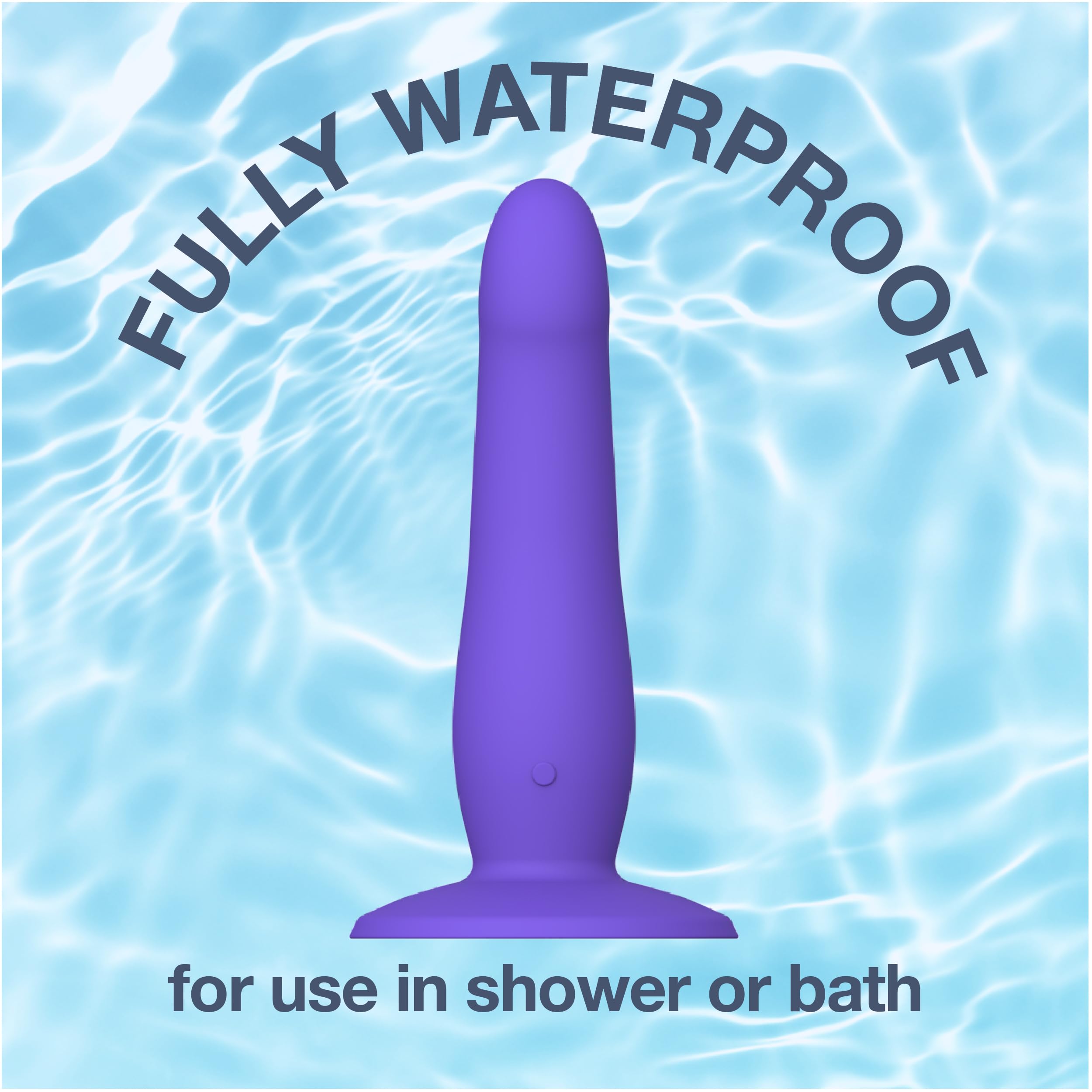 plusOne thrilldo Silicone Internal Dildo – Beginner-Friendly Curved Shape