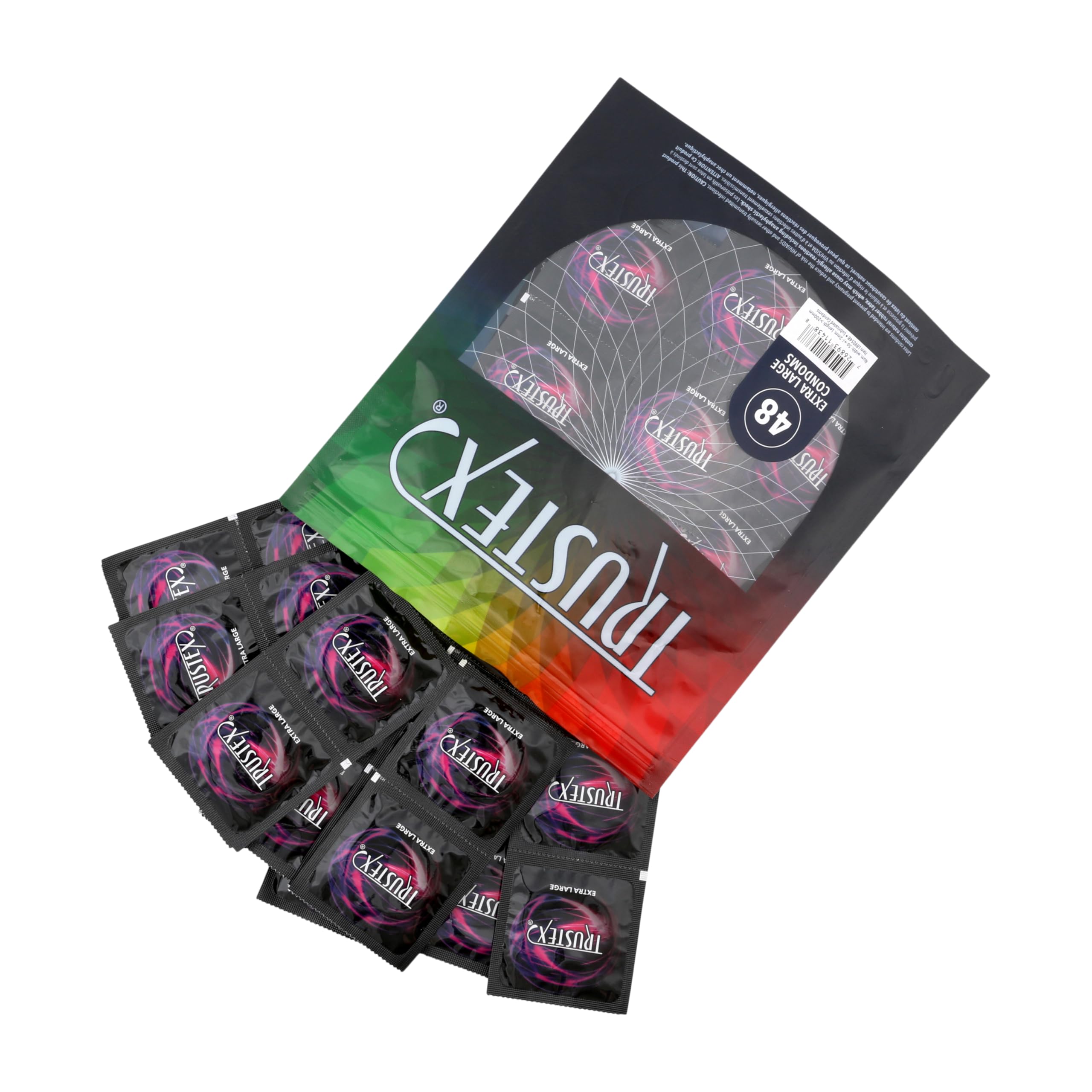 Trustex® Extra Large Condoms, Bag of 48