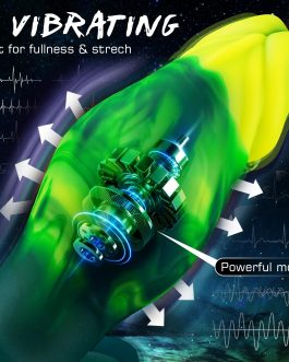 6.5″ Vibrating Butt Plug Large Buttplug, Vibrating Anal Plug Prostate Massage Anal Vibrator Dilator for Training & Stretching, Silicone Prostate Dildo with Safe T-Base, Adult Sex Toys for Men Women