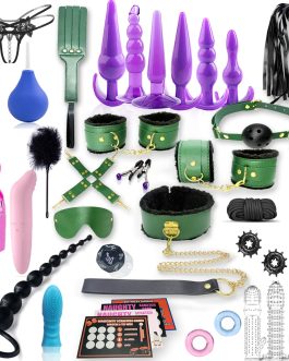 Sex Toys BDSM Restraints Anal Plug Toys, 35Pcs Kit Bondage Gear and Accessories, Sex Toy Set Sex Kits Sexual Pleasure Tools for Women and Men