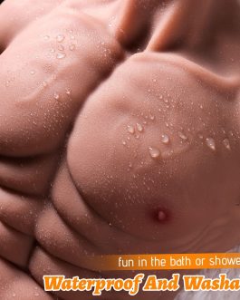 Male Sex Doll with 7in Flexible Huge Dildo Sex Dolls for Women with Realistic 3D Muscular Male Torso with Big Dildos Tight Anal Male Masturbator Full Size Sex Doll for Men Female Gay Couple