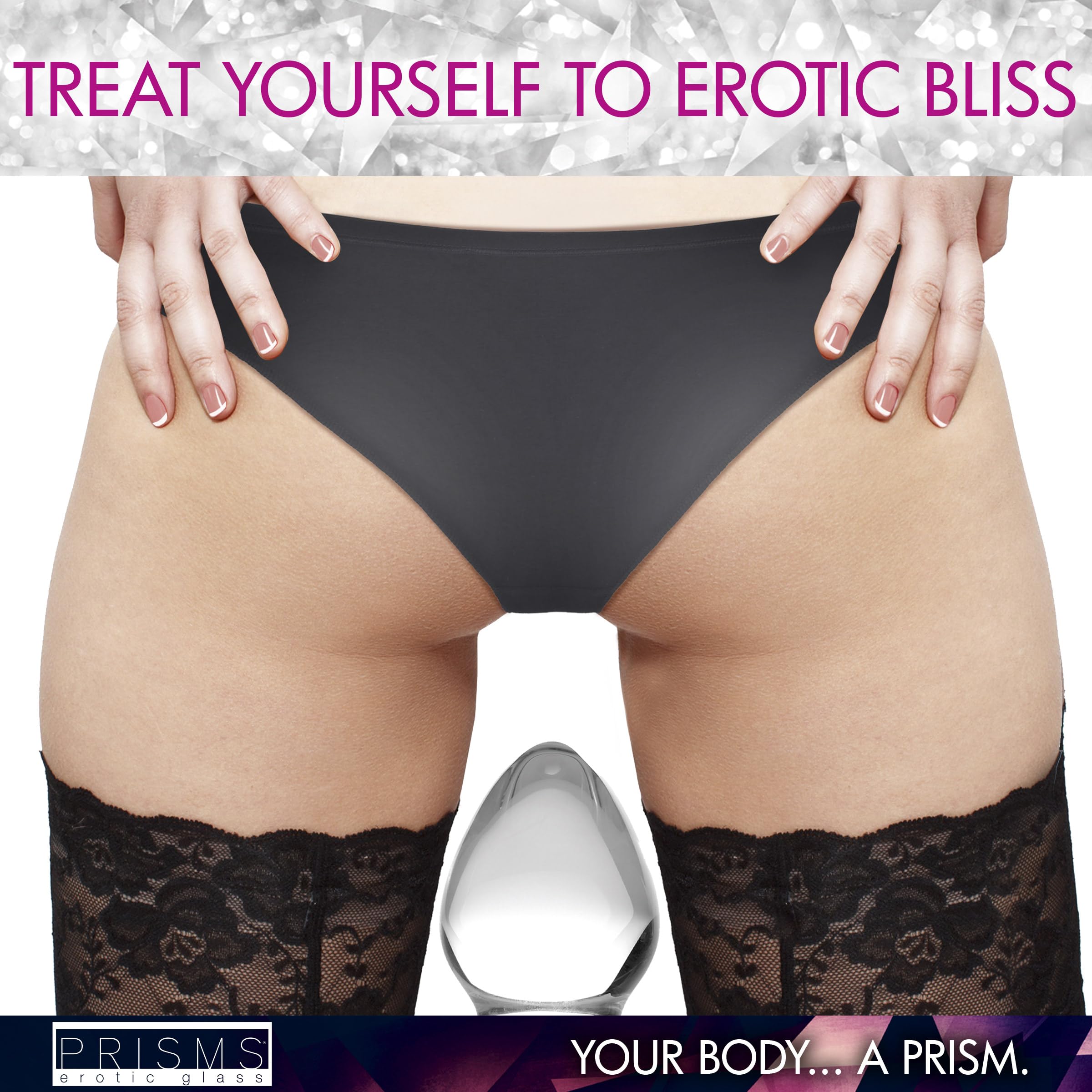 Triplets 3 Piece Clear Glass Anal Plug Training Kit