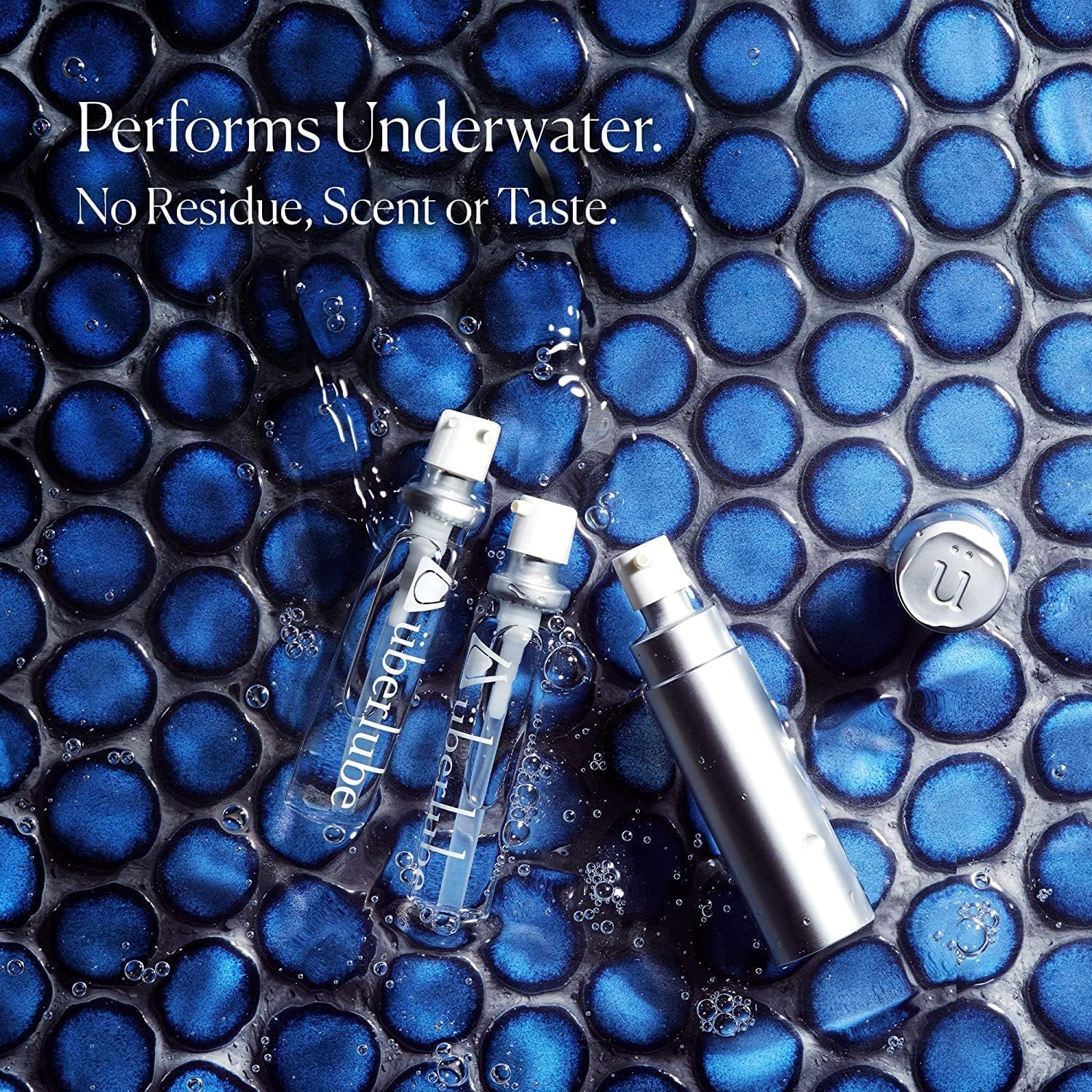 Uberlube Silicone Lube - Good to Go Travel Refill Unscented Silicone Lubricant Personal Lubrication : Latex Safe Sex Lube Liquid for Couples, Vaginal & Anal - 2 Tubes - 15ml