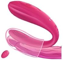 Electric and Heated Version Female Masterburbatar for Women, Vibration & Licking Modes Clitotial Stimulator Tool G5322W 2026 (Pink1)