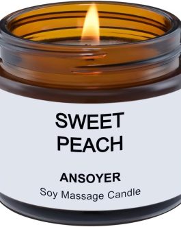 Massage Candle, 1.77OZ, 3 Count, Cedar + Lavender + Peach