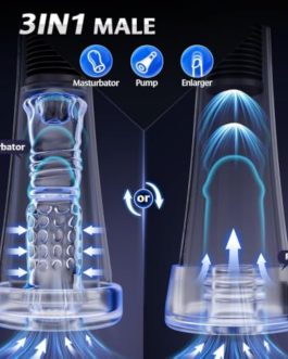 Men’s Hands-Free Heated Silicone Masturbator WFF1