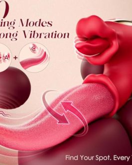 Masterburbatar for Women Flapping & Vibration & Licking & Sucking R21-7