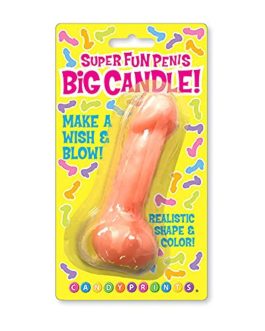 Productions LIG70405: Super Fun Big Penis Candle, Pink