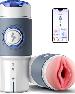 2026 Male Masturbator with Heating and 7 Vibrating Modes