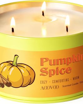 Fall Candle Set – 4 Pack Scented Candles for Home Autumn Decor Gift