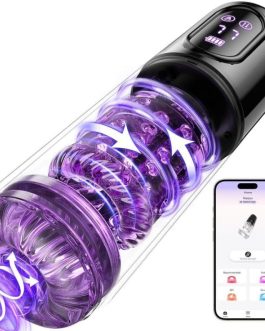 2026 Male Masturbator with Heating and 7 Vibrating Modes