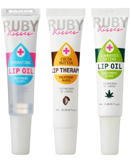Ruby Kisses Hydrating Lip Oil Clear RLO01 (Clear&Cocoa Butter&Hemp Seed)