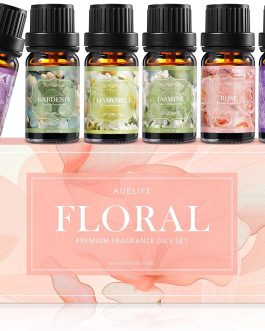 Men Essential Oils Set for Diffusers for Home, 6x10ml Scented Oil