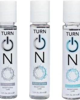 Turn On 3-Pack Flavors – Personal Lubricant Sampler, 1 Fl Oz (Pack of 3)