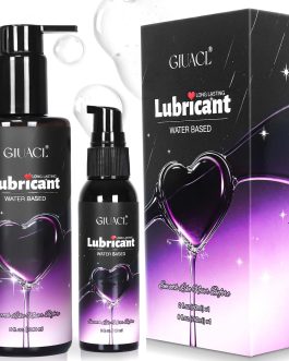 Water Based Lube Set 8oz & 2oz for Couples & Travel