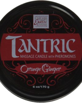 California Exotics Novelties Tantric Soy Candle – Orange Ginger