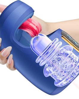2026 Electric Heated Male Masturbator with Flexible Milker